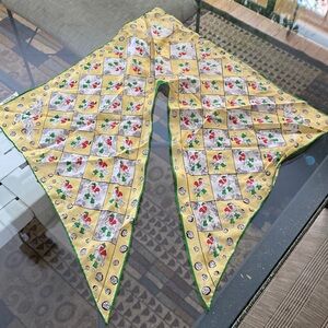 Barr and Beards, Inc Twin Tip Vintage Scarf, Golf Theme